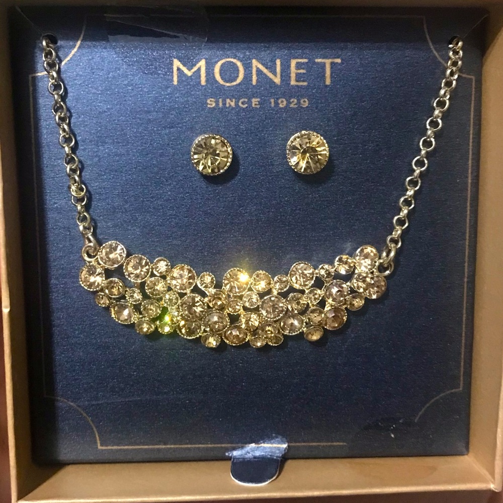 Monet Earrings and Necklace set